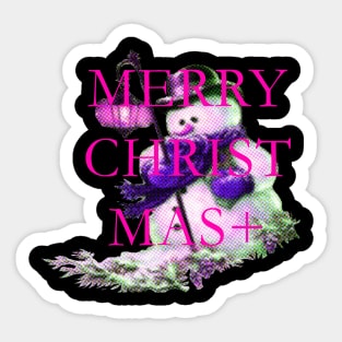 Snowman merry christmas Sticker